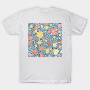 dahlia pattern T-Shirt